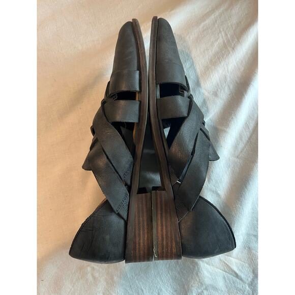 Lucky Brand Black Preekah Leather Bootie 8M / 38.5 - Picture 6 of 7